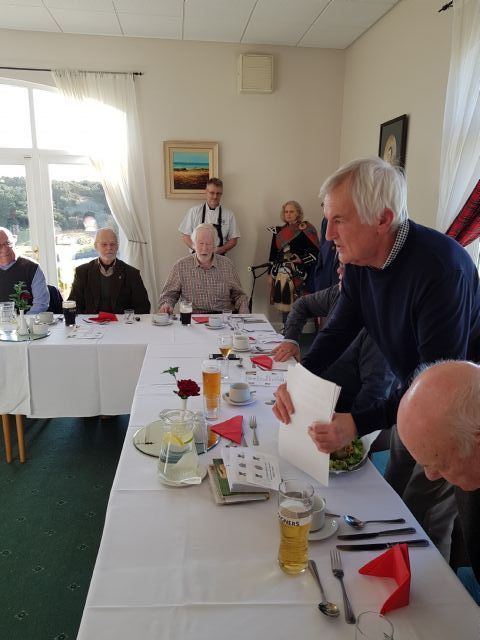 Burns lunch 2023 President 2022 addressing the Haggis Burns lunch 2023 President 2022 addressing the Haggis