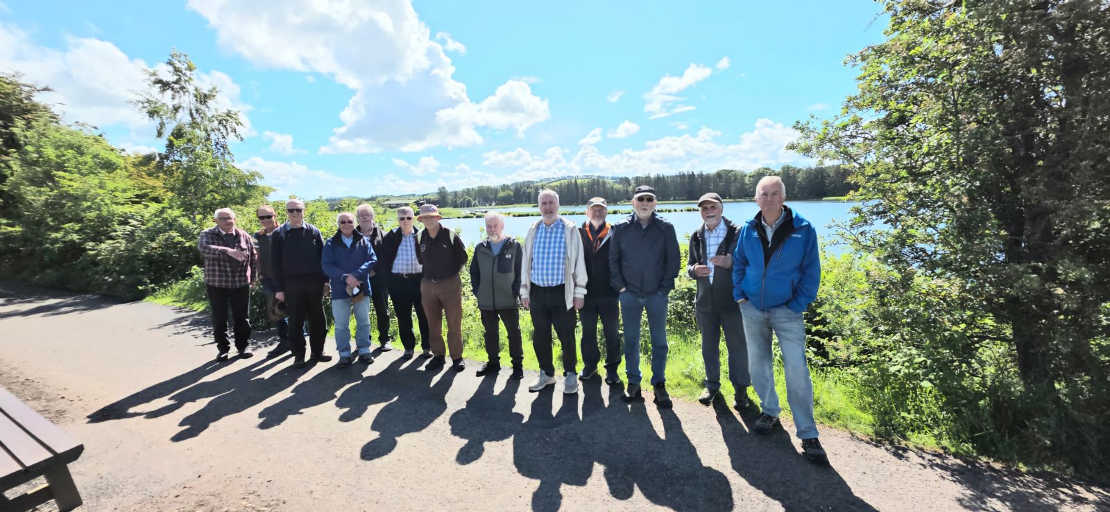 Group photo at Forfar Loch